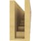 Ekena Millwork 4"W x 24"D x 8"H Thin Landon Rough Cedar Woodgrain TimberThane Corbel, Primed Tan CORUR04X24X08LANRCPR - alternate 2